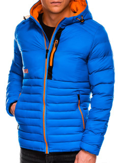 Pánská bunda Ombre Jacket C372 Modrá