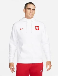 Pánská mikina Poland Hoody M model 20690100 100 bílá - NIKE