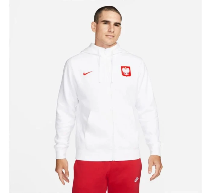 Pánská mikina Poland Hoody M DH4961 100 bílá - Nike Pánská mikina Poland Hoody M DH4961 100 bílá - Nike
