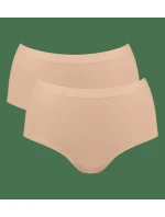 sloggi GO Sense Highwaist 2P - BROWN - SLOGGI BROWN - SLOGGI