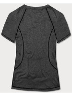 Dámské sportovní tričko T-shirt v grafitové barvě (A-2158)