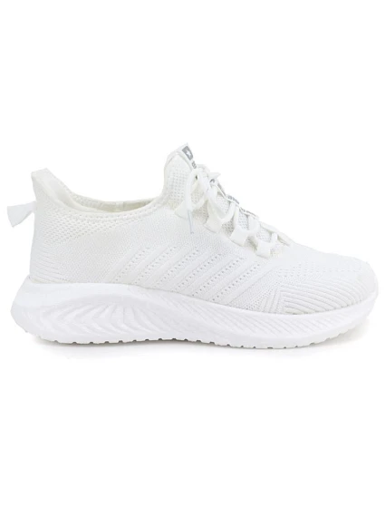 Dámská textilní sportovní obuv bílá model 22122369 dámské - Big Star Dámská textilní sportovní obuv bílá model 22122369 dámské - Big Star