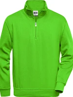 Daiber JN 831 Pracovní mikina s 1/4 zipem 02.0831 lime green