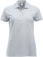 Clique Classic Marion S/S Dámské piqué polo z těžké bavlny 67.8246 ash Clique Classic Marion S/S Dámské piqué polo z těžké bavlny 67.8246 ash