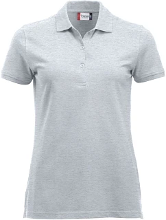Clique Classic Marion S/S Dámské piqué polo z těžké bavlny 67.8246 ash