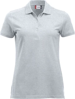 Clique Classic Marion S/S Dámské piqué polo z těžké bavlny 67.8246 ash