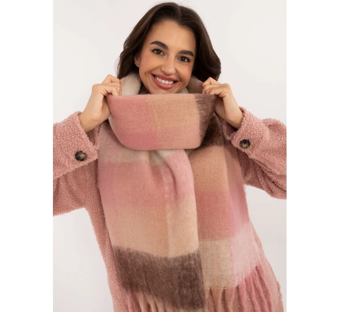 Šála AT SZ model 20527584 tmavě růžová - FPrice