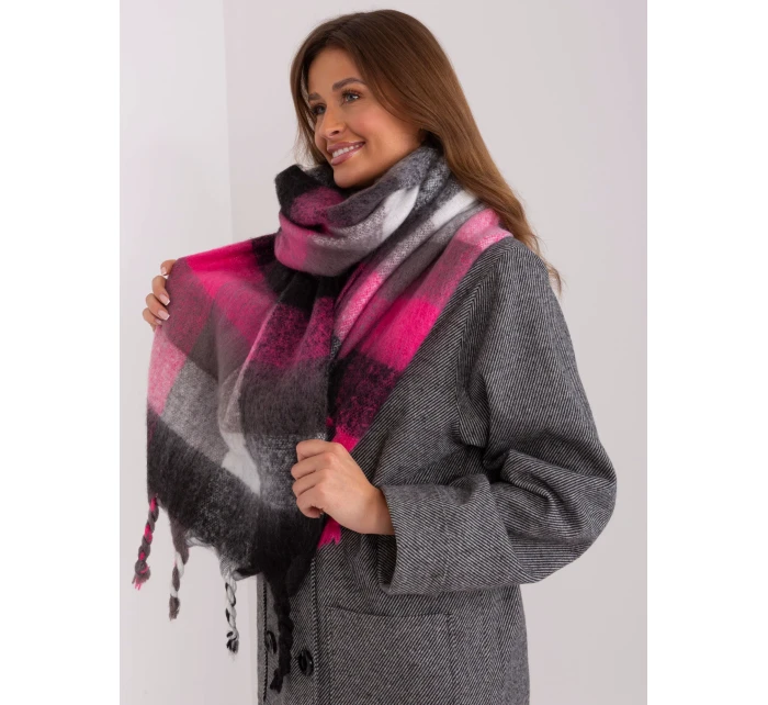 Szalik AT SZ model 21305628 czarno różowy - FPrice