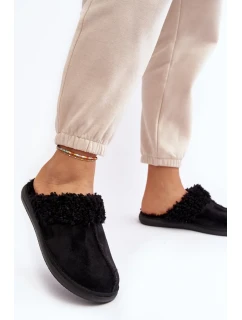 Inblu Dámské zateplené pantofle EK000010 Černé