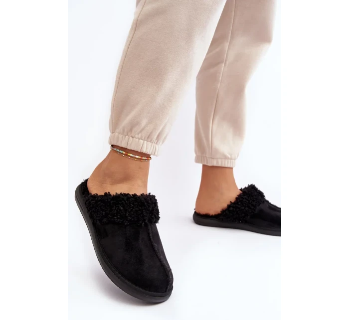 Inblu Dámské zateplené pantofle EK000010 Černé