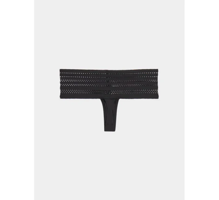 Dámská tanga Cotton Wide thong DK5025 - DKNY