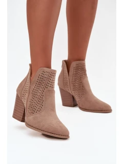 Boty na podpatku  model 218727 Step in style