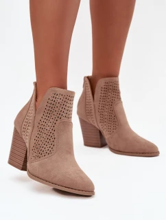 Boty na podpatku  model 218727 Step in style