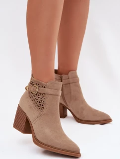 Boty na podpatku  model 224703 Step in style