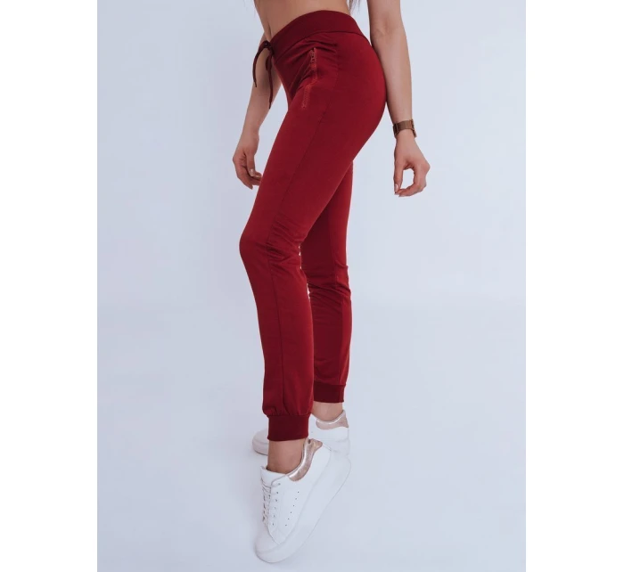 Dámské tepláky JULIET bordó FashionStreet UY0823