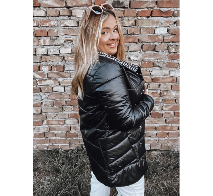 Dámská prošívaná bunda VETIS černá FashionStreet TY2978