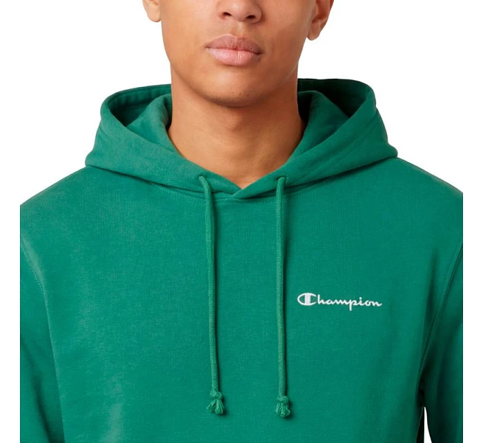 Pánská mikina Champion s kapucí zelená 221791 GS108 pánské