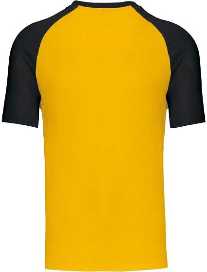 K 330 Baseballové tričko model 22507323 yellow/black - Kariban K 330 Baseballové tričko model 22507323 yellow/black - Kariban
