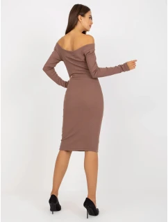 Dámské šaty EM SK 674 hnědé