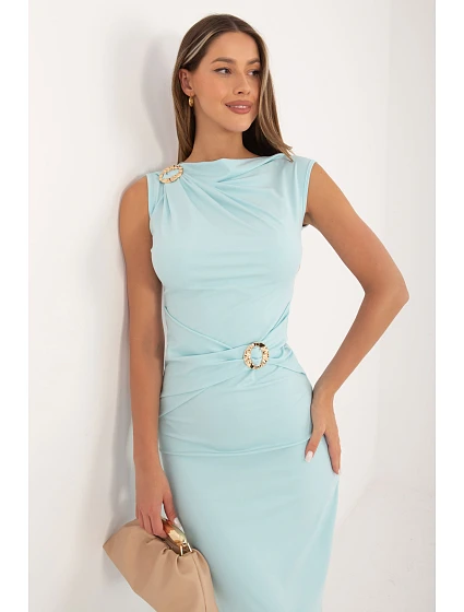 Sukienka IT SK model 22074553 mietowy - FPrice Sukienka IT SK model 22074553 mietowy - FPrice