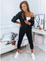 Dámská tepláková souprava AMILIA PREMIUM černá FashionStreet AY0741 Dámská tepláková souprava AMILIA PREMIUM černá FashionStreet AY0741