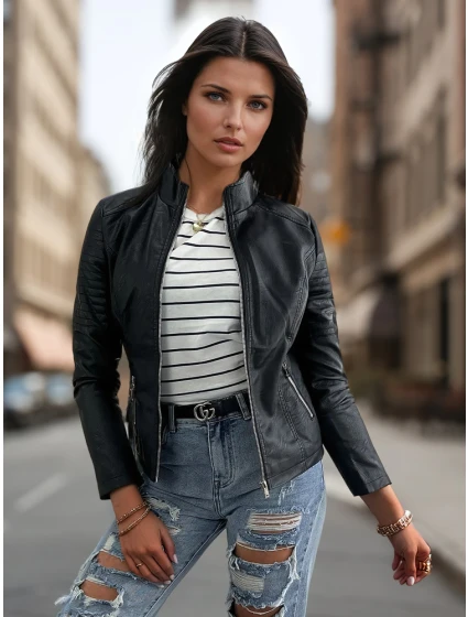 Dámská bunda černá Dstreet model 21967933 - FashionStreet