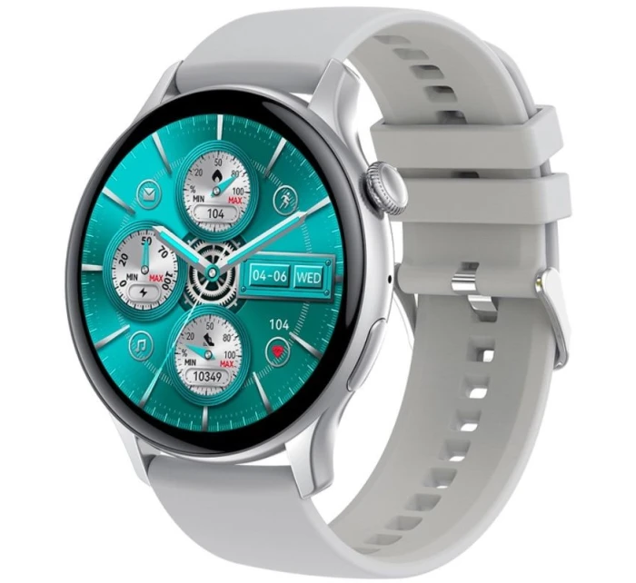 Dámské chytré hodinky RUBICON RNCF10 Silver/Grey SMARUB238 Dámské chytré hodinky RUBICON RNCF10 Silver/Grey SMARUB238