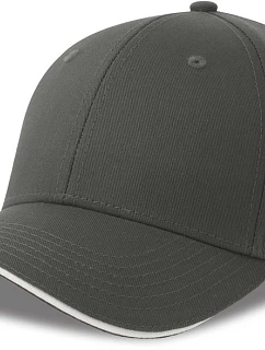 Sport 6 panelová sandwich kšiltovka dark grey model 22450497 - Atlantis Headwear
