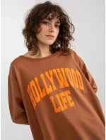 Mikina VI BL 3102.01P světle hnědá