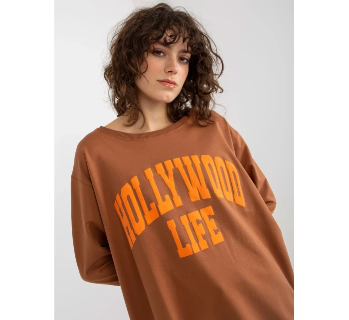 Mikina VI BL 3102.01P světle hnědá