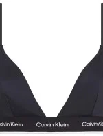 Dámská plavková podprsenka KW0KW02424 BEH černá - Calvin Klein