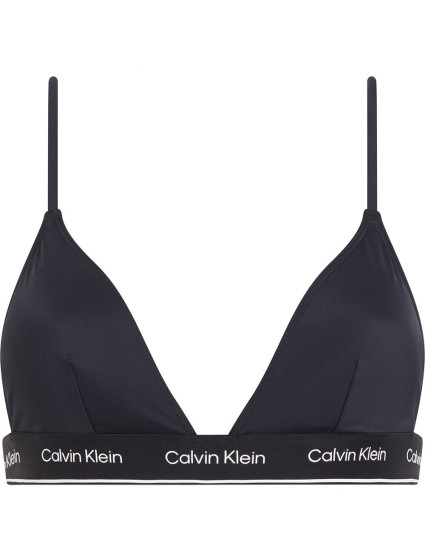 Dámská plavková podprsenka KW0KW02424 BEH černá - Calvin Klein