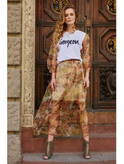 Sukně dlouhá  model 145581 Makadamia