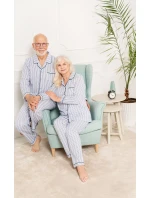 Pyžamo 224 model 21765054 III délka/r M2XL rozepínací - MARTEL