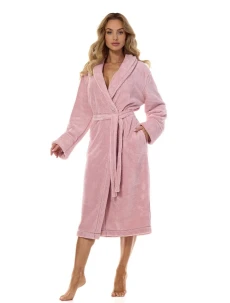 L&L 2413 Camelia dlouhý dámský župan M-2XL