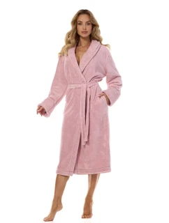 L&L 2413 Camelia dlouhý dámský župan M-2XL