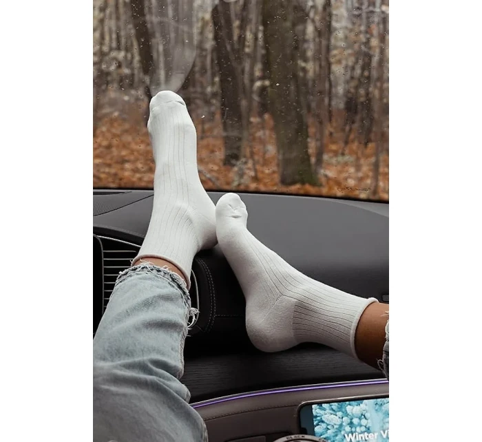 Ponožky Milena Unique 0071-005 Semi-fleece Backless 35-41