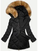 DWUSTRONNA KURTKA DAMSKA ZIMOWA CZARNA model 21243151 - LHD