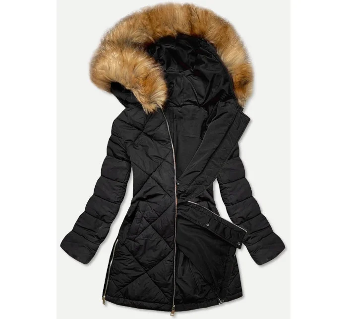 DWUSTRONNA KURTKA DAMSKA ZIMOWA CZARNA model 21243151 - LHD
