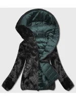 DWUSTRONNA KURTKA DAMSKA ZIELONA model 21244158 - S'WEST