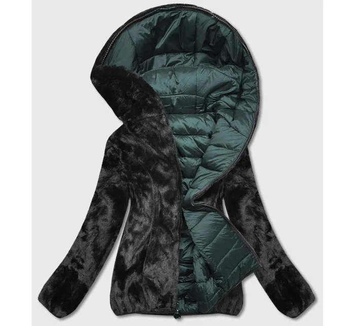 DWUSTRONNA KURTKA DAMSKA ZIELONA model 21244158 - S'WEST