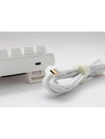 model 21491705 Herní klávesnice USB QWERTZ německá bílá - Ducky