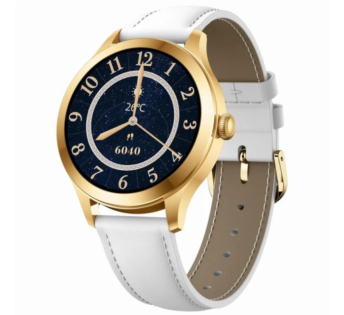 Chytré hodinky Gravity White Gold 2 Stripes GT25-2 PRO Chytré hodinky Gravity White Gold 2 Stripes GT25-2 PRO