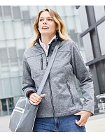 JN Dámská 2vrstvá melanžová softshell bunda 02. dark model 22530615 - Daiber JN Dámská 2vrstvá melanžová softshell bunda 02. dark model 22530615 - Daiber