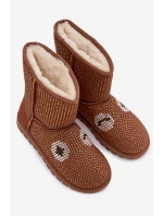 Zdobené Zimní Boty Dámské Camel model 21937551 - Boto