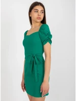 LK SK 508684 šaty.21X tmavě zelená LK SK 508684 šaty.21X tmavě zelená