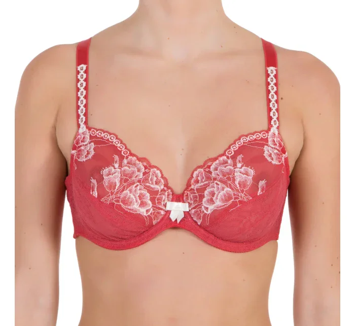 Dámská vyztužená podprsenka Chiara 20115 červená - Selmark