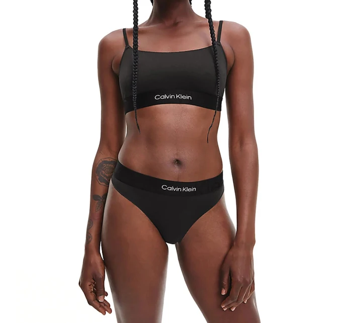 Dámská sportovní podprsenka Monolith Cotton QF6989E-UB1 - Calvin Klein