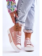 Dámské sportovní boty W model 21165771 Pudr růžová s bílou - Lee Cooper