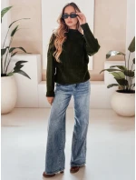 CAMERON dámský svetr zelený FashionStreet MY1153 CAMERON dámský svetr zelený FashionStreet MY1153